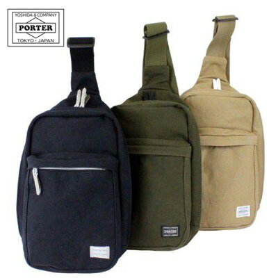 ポーター ビート スリングショルダーバッグ 727-04000 10 ブラック PORTER 吉田カバン ボディバッグ ワンショルダー BEAT コットン 日本製 斜めがけ ブランド カジュアル