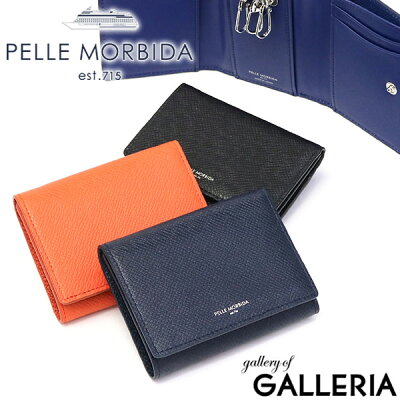 もれなくケアセット+選べるノベルティ | ペッレモルビダ キーケース PELLE MORBIDA ミニ財布 モルビダ Barca バルカ 小銭入れ 鍵 Embossed Leather エンボス レザー 本革 メンズ レディース BA322