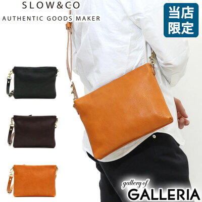 【エントリー&楽天カード最大34倍 2/5限定】 ノベルティ付 スロウ バッグ SLOW サコッシュ bono ボーノ pouch shoulder bag S ショルダーバッグ 2WAY 斜めがけ ポーチ メンズ レディース レザー 本革 49S148G