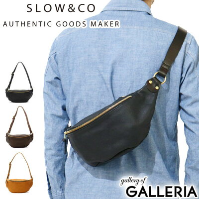 【エントリー&楽天カード最大34倍 2/5限定】 ノベルティ付 スロウ ボディバッグ SLOW バッグ rubono ルボーノ fanny pack ショルダーバッグ 斜めがけ メンズ レディース レザー 本革 300S61E