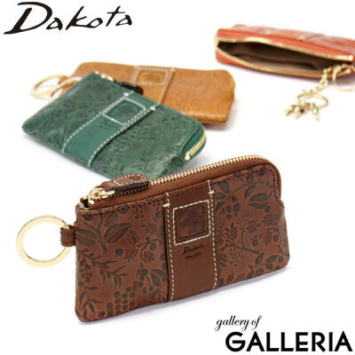 ダコタ限定革小物+選べるノベルティ ダコタ キーケース Dakota ミモザ スマートキー カードキー コンパクト 本革 レザー ボタニカル レディース 0030255 新作 2021