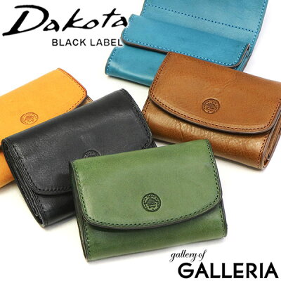ノベルティ付&無料ラッピング ダコタブラックレーベル 財布 Dakota BLACK LABEL 三つ折り財布 ミニモ ミニ財布 小銭入れあり メンズ レディース 本革 0627601