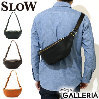 もれなく選べるノベルティプレゼント★スロウ ボディバッグ SLOW rubono ルボーノ fanny pack メンズ レディース レザー 本革 300S61E【ラッキーシール対応】