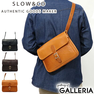 ノベルティ付&無料ラッピング スロウ ボディバッグ SLOW bono ボーノ hunting waist bag ショルダー ショルダーバッグ 斜めがけ A5 メンズ レディース レザー 本革 49S145G