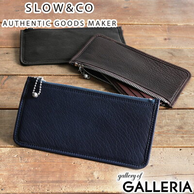 【セール50%OFF】 スロウ 長財布 SLOW DEER ディア soft pouch wallet s ソフトポーチウォレット S ポーチ ファスナー 小さめ メンズ レディース 革 本革 SO699H
