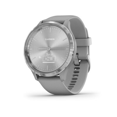 vivomove 3 Powder Gray / Siliver Suica 対応 スマートウォッチ 活動量計 心拍計 ウェアラブル ウォッチ 腕時計 活動量計 ダイエット器具 歩数計 スポーツウォッチ 睡眠管理 送料無料 Garmin ガーミン 血中酸素トラッキング対応