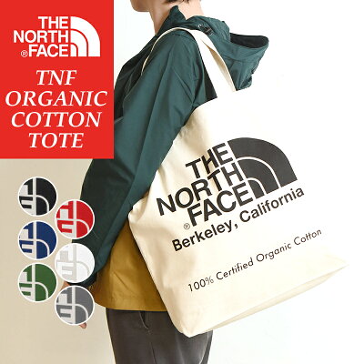 新作 ラッピング無料 ノースフェイス THE NORTH FACE TNFオーガニックコットン トートバッグ レディース メンズ 大きめ 布 アウトドア 鞄 キャンバス コンビニバッグ エコバッグ NM81971