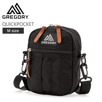 グレゴリー GREGORY 2way ショルダーバッグ Mサイズ クイックポケット QUICK POCKET ショルダーポーチブラック 65459 1041 旅行 ナイロン ファッション