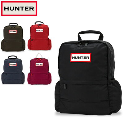 【お盆もあす楽】ハンター HUNTER リュック オリジナル ナイロン スモール バックパック UBB5028KBM Original Nylon Backpack 16L 通勤 通学 HUNTER BOOTS あす楽