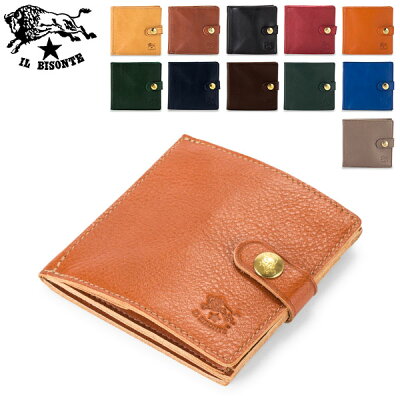 イルビゾンテ Il Bisonte 二つ折り財布 C0508 P PORTAFOGLIO 財布 コンパクト レザー 革 牛革 イタリア プレゼント おすすめ キャッシュレス あす楽