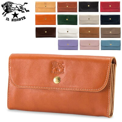 【お盆もあす楽】イルビゾンテ IL Bisonte 長財布 C0842 PORTAFOGLIO ロングウォレット 財布 ウォレット レザー 天然革 本革 メンズ レディース あす楽