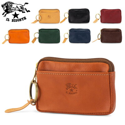 【あす楽】イルビゾンテ Il Bisonte コインケース 小銭入れ C0747 P PORTAMONETE CON PORTACH 財布 レザー 革 レディース メンズ ブランド【5%還元】