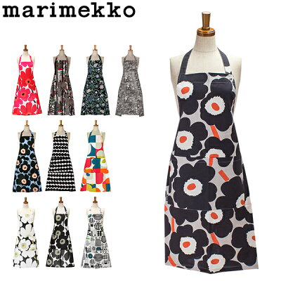 マリメッコ Marimekko エプロン ウニッコ / プータルフリン / ルートゥ ウニッコ / ラシィマット / ティアラ PIENI TIARA APRON 北欧 おしゃれ かわいい