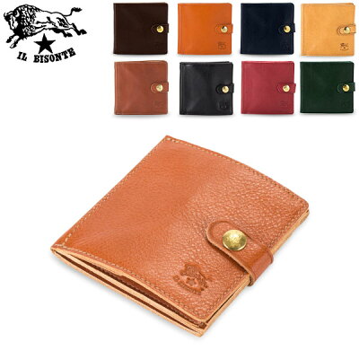 【全品あす楽】イルビゾンテ Il Bisonte 二つ折り財布 C0508 P PORTAFOGLIO 財布 コンパクト レザー 革 牛革 イタリア プレゼント おすすめ