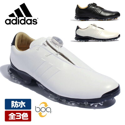 アディダス ゴルフ メンズ シューズ アディピュア レイ ボア 2.0 BOA ダイヤル CLIMAPROOF 防水 adipure ray boa WI968