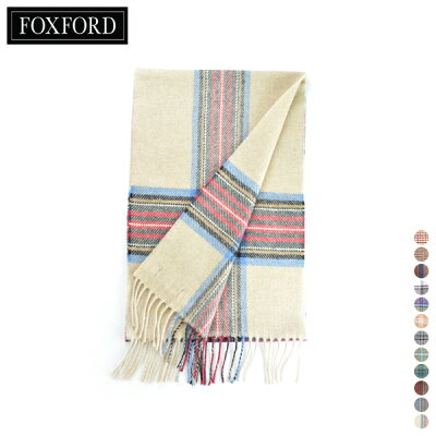 【SALE セール 50%OFF】【 20FW 】【 フォックスフォード 】 ラムズ ウール スカーフ FX0003 【 FOXFORD 】 Lambswool Scarf レディース メンズ ユニセックス ウール アイルランド マフラー ストール