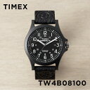 タイメックス TIMEX EXPEDITION タイメックス エクスペディション アカディア 40MM TW4B08100 腕時計 時計 ブランド メンズ レディース ミリタリー アナログ ブラック 黒 レザー 革ベルト ギフト プレゼント