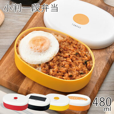 弁当箱”HAKOYA 小判一段弁当 OBENTO 480ml”おべんとー日本製お弁当箱 弁当箱 おしゃれ おかず テーブルコーディネート ギフト LUNCH BOX※