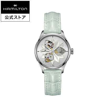 ハミルトン 公式 腕時計 Hamilton Jazzmaster Open Heart Lady ジャズマスター オープンハートレディ レディース レザー H32115891 |正規品 時計 ギフト 革ベルト レディース腕時計 ウォッチ 機械式 レディースウォッチ おしゃれ 女性 レザー パール