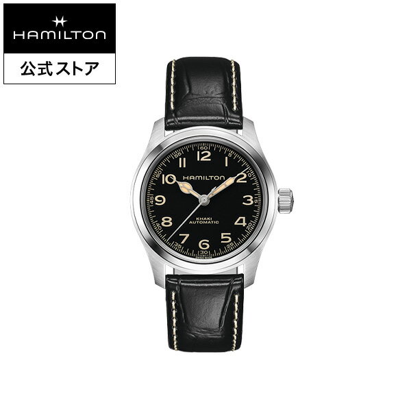 値下げ 稼働★美品★ハミルトン QZ 腕時計 革ベルト新品 腕時計(アナログ) 正規公式店