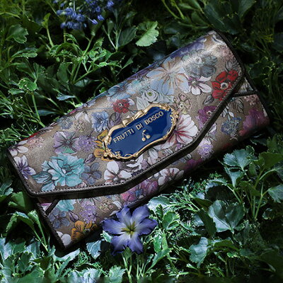 【FRUTTI】花たちにも秘密がある。ミステリアスなウォレットSalu Fior(サルー フィオール) FRUTTI DI BOSCO フルッティ ディ ボスコ