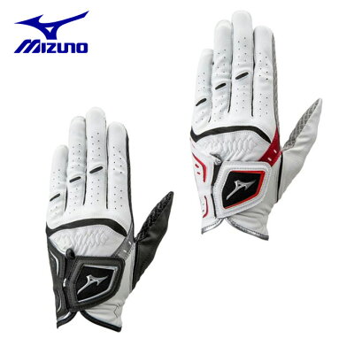 【10000円以上でクーポン利用可 3/21 20:00〜3/26 1:59】 ミズノ MIZUNO ゴルフ 左手用グローブ メンズ ダブルグリップ 指先ショート 5MJMS801