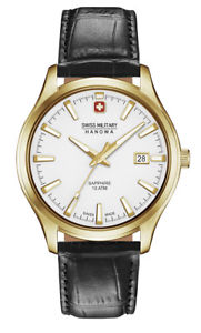 【送料無料】腕時計 ウォッチ スイスガラスクロックサファイアブラックレザーswiss military hanowa major 06430302001 reloj hombre zafiro vidrio cuero negro