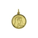 マドンナ 【送料無料】ネックレス　マドンナ9ctゴールドメダル9ct gold medal of the madonna with child