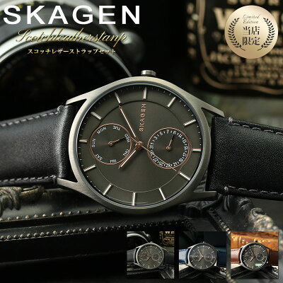 スカーゲン 時計 SKAGEN 腕時計 スカーゲン時計 ホルスト Holst メンズ 男性 人気 ブランド おしゃれ 北欧 シンプル 替えベルト セット 革ベルト レザー 金属 メタル ベルト メッシュベルト ビジネス スーツ 仕事 誕生日 記念日 プレゼント クリスマスプレゼント