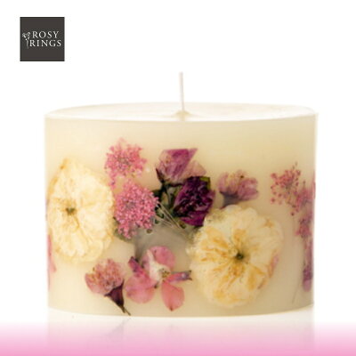 【正規品】ROSY RINGS Petit Botanical ネロリ&マグノリア プティ ロージーリングス ボタニカルキャンドル アロマキャンドル ドライフラワー キャンドル 植物 インテリア 花 ハーブ ナチュラル 自然 オシャレ お洒落