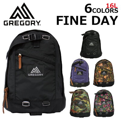 全品ポイント2〜最大20倍!2/16 1:59まで GREGORY グレゴリー FINE DAY ファインデイリュック リュックサック バックパック メンズ レディース B4プレゼント ギフト 通勤 通学 送料無料