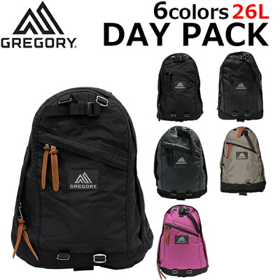 大決算セール開催中!9/30 23:59まで GREGORY グレゴリー DAY PACK デイパックリュック リュックサック バックパック メンズ レディース A4 26L ブラック チャコール ピンクプレゼント ギフト 通勤 通学 送料無料