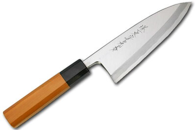 【名入れ無料・送料無料】堺一文字光秀 白一鋼 紋鍛錬 出刃包丁 150mm 【名入れ即日可能】 包丁 堺刃物 出刃 白鋼 キッチン 送料無料 本刃付け無料 ギフト包装無料 プレゼント 贈り物 結婚祝い