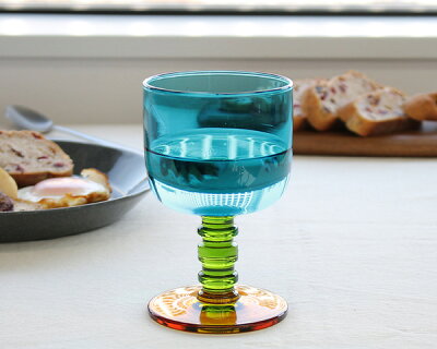 マリメッコ スカットマッカラッラ グラス ターコイズ marimekko SUKAT MAKKARALLA 【赤ワイン 白ワイン 足つき ギフト】【ラッキーシール対応】