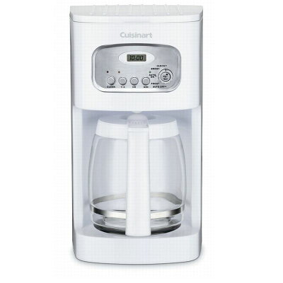 【出血!20%オフクーポン配布中】コーヒーメーカー クイジナート Cuisinart DCC-1100 12カップ ホワイト Programmable Coffeemaker