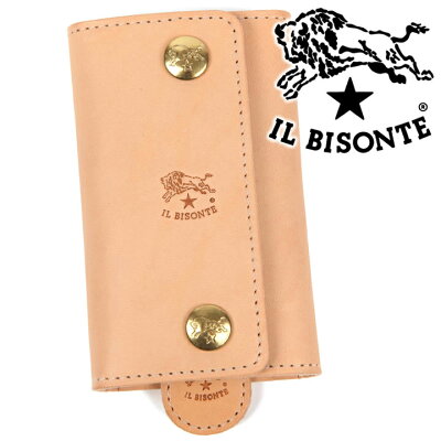 イルビゾンテ 6連キーケース IL BISONTE キーホルダー メンズ レディース 本革 ヌメ(ナチュラル) C0966 120 【あす楽】【送料無料】