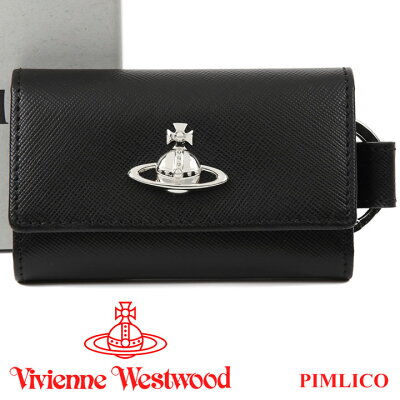 ヴィヴィアンウエストウッド キーケース Vivienne Westwood ヴィヴィアン 5連キーケース メンズ レディース ブラック 51120007 PIMLICO BLACK 19SS 【あす楽】【送料無料】