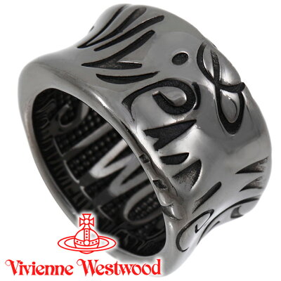 ヴィヴィアンウエストウッド リング 指輪 メンズ レディース Vivienne Westwood ヴィヴィアン ブリストルリング ガンメタル SR1732/8 【あす楽】【バレンタイン 誕生日 お祝い プレゼント ギフト】
