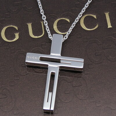 グッチ ネックレス GUCCI クロス 十字架 ペンダント メンズ レディース 228364-J8400-8106 シルバー925 【あす楽】【誕生日 お祝い プレゼント ギフト】