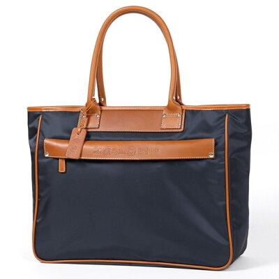 フェリージ Felisi / 【正規取扱店】 ナイロン×レザートートバッグ『14/26/DS』(BLUE×L.BROWN/ネイビー×ライトブラウン)フェリージ バッグ トート ブリーフ ビジネス メンズ ブランド | ビジネスバッグ ビジネスバック