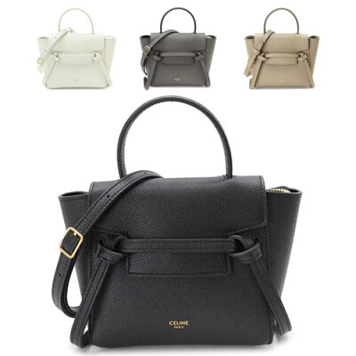 セリーヌ ハンドバッグ レディース 19426 3ZVA ショルダーバッグ ベルトバッグ ピコ レザー CELINE BELT BAG PICO 194263ZVA【2021年秋冬新作】