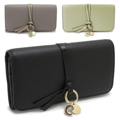 クロエ 長財布 レディース ALPHABET CHC21WP942F57 アルファベット フラップ付きロングウォレット かぶせ蓋 レザー Chloe 【2022年秋冬新作】
