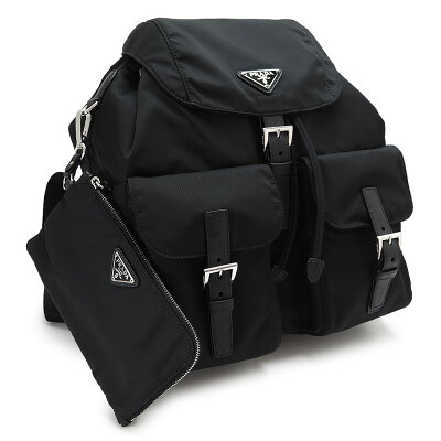 プラダ リュックサック レディース 1BZ811 RV44 F0002 V OTO Re-Nylon ミディアム バックパック デイパック ブラック 黒 PRADA VELA NERO 【2022年秋冬新作】
