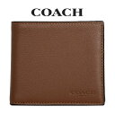 コーチ コーチ COACH アウトレット メンズ 財布 二つ折り財布 F75003 CWH(ダークサドル) ブラウン