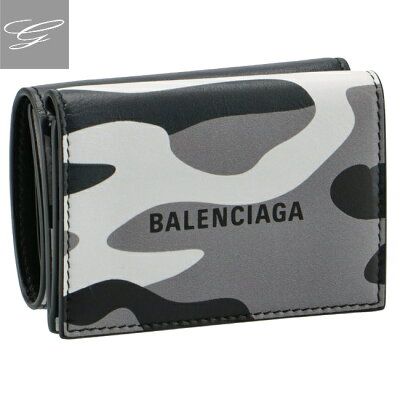 【★SALE★】バレンシアガ/BALENCIAGA 財布 メンズ CASH MINI WALLET 三つ折り財布 GREY 2021年春夏新作 594312-1CBI3-1100
