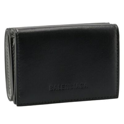 【SALE】バレンシアガ/BALENCIAGA 財布 メンズ ESSENTIAL MINI WALLET 三つ折り財布 NATUREL/NOIR 664037-23VMY-1081