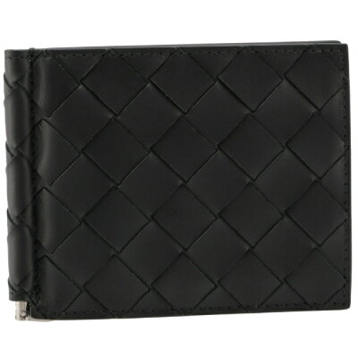 【21AW SALE】ボッテガヴェネタ/BOTTEGA VENETA 財布 メンズ BILL CLIP WALLET 二つ折り財布 BLACK 592626-VCPQ4-8803