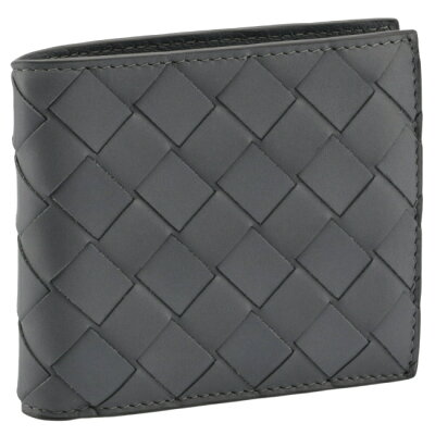 【21AW SALE】ボッテガヴェネタ/BOTTEGA VENETA 財布 メンズ カーフスキン 二つ折り財布 THUNDER 605722-VCPQ4-1242