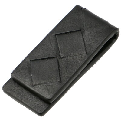 ボッテガヴェネタ/BOTTEGA VENETA 札入れ メンズ MOLLA PER SOLDI マネークリップ BLACK 2022年秋冬新作 609799-VCPQ1-8803