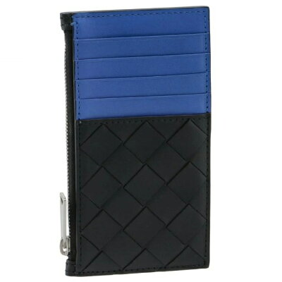 ボッテガヴェネタ/BOTTEGA VENETA パスケース メンズ カーフスキン スマートウォレット BLACK COBALTO 667037-VCPQA-1062 2112rss